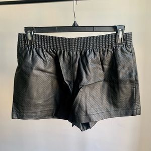 CLUB MONACO WOMEN’S “LEATHER” SHORTS